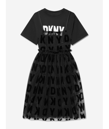 DKNY Girls 2 In 1 Logo Dress les ctes