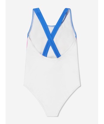 Gucci Girls Logo Swimming Costume in Blue votre restaurant rapide dans 