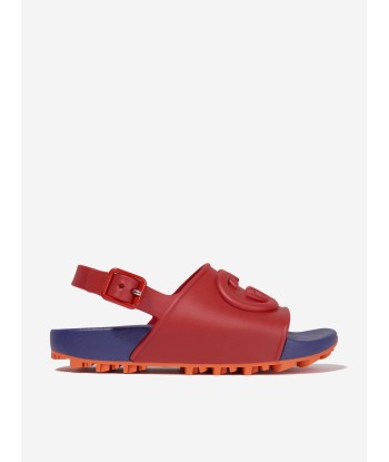 Gucci Kids GG Rubber Sandals in Red suggérées chez