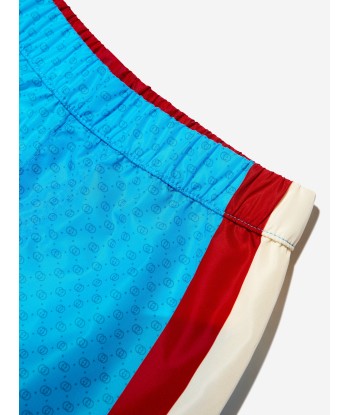 Gucci Boys Branded Swim Shorts in Blue de l' environnement