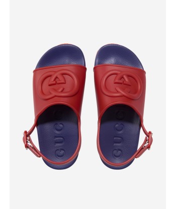 Gucci Kids GG Rubber Sandals in Red suggérées chez