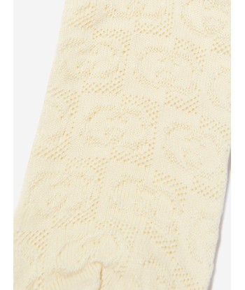 Gucci Kids Cotton Socks in White Voir les baskets