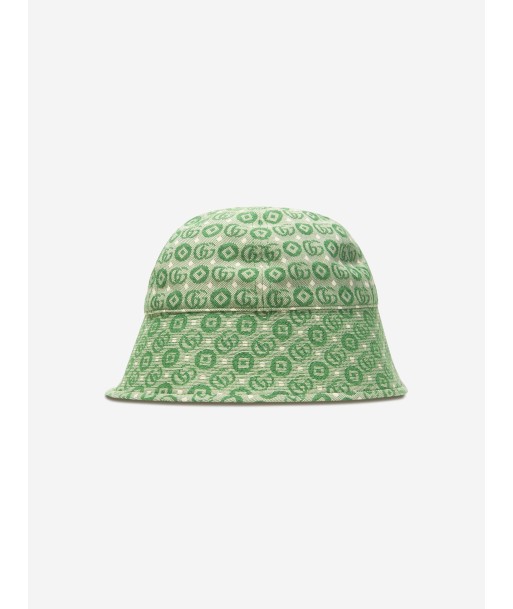 Gucci Baby Mongram Bucket Hat in Green votre