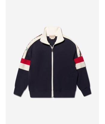 Gucci Boys Zip Up Top in Navy Vous souhaitez 