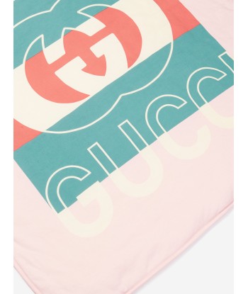 Gucci Baby Girls Logo Blanket in Pink les ligaments