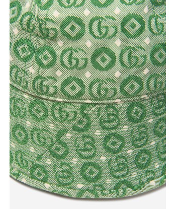 Gucci Baby Mongram Bucket Hat in Green votre