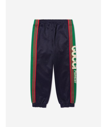 Gucci Boys Logo Joggers in Navy Venez découvrir notre 