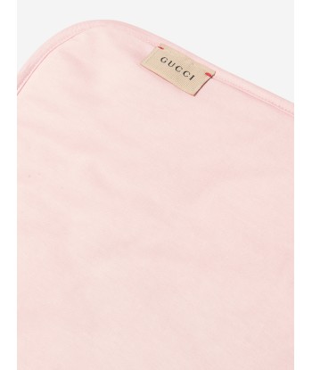 Gucci Baby Girls Logo Blanket in Pink les ligaments