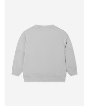 Gucci Kids Logo Sweatshirt in Grey meilleur choix