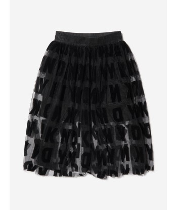 DKNY Girls Mesh Logo Skirt prix