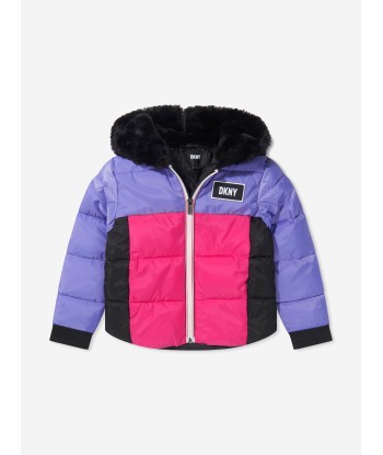 DKNY Girls Hooded Puffer Jacket Venez découvrir notre 