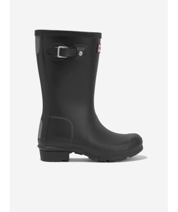 Hunter Kids Original Wellington Boots in Black soldes