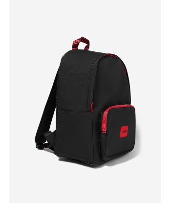 Hugo Kids Logo Backpack in Black Vous souhaitez 