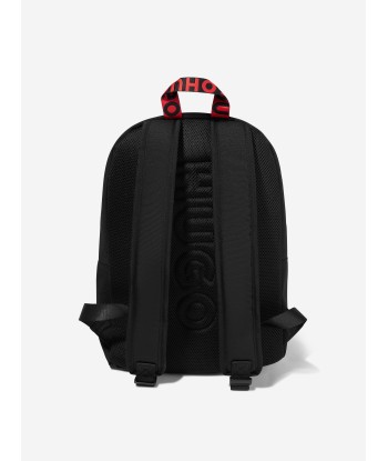 Hugo Kids Logo Backpack in Black Vous souhaitez 