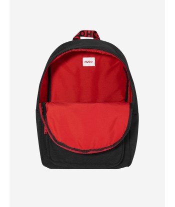 Hugo Kids Logo Backpack in Black Vous souhaitez 