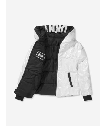 DKNY Girls Reversible Hooded Puffer Jacket Venez acheter