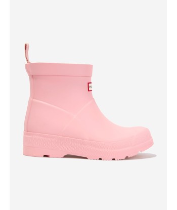 Hunter Girls Play Wellington Boots in Pink pas cher