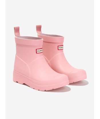 Hunter Girls Play Wellington Boots in Pink pas cher