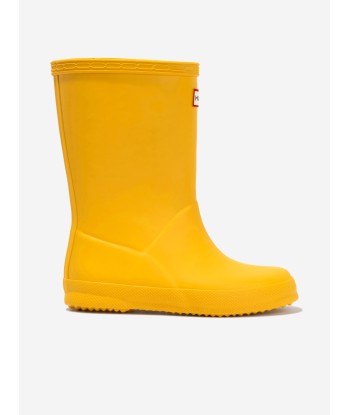 Hunter Kids Original First Classic Wellington Boots in Yellow 50% de réduction en Octobre 2024