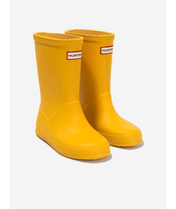 Hunter Kids Original First Classic Wellington Boots in Yellow 50% de réduction en Octobre 2024