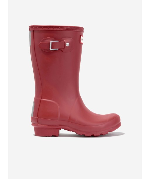 Hunter Kids Original Wellington Boots in Red la chaussure