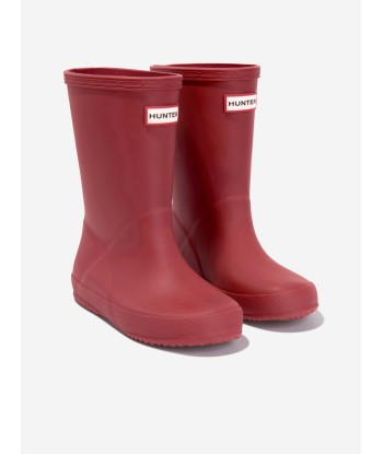 Hunter Kids Original First Classic Wellington Boots in Red est présent 