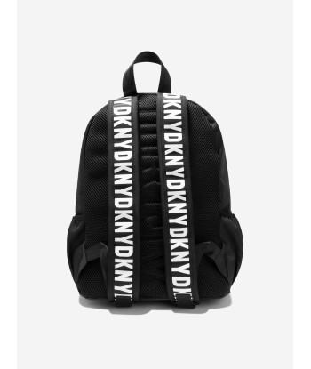 DKNY Kids Logo Backpack in Black Economisez 