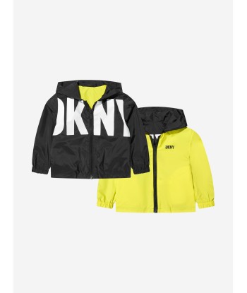 DKNY Kids Reversible Windbreaker in Black de pas cher