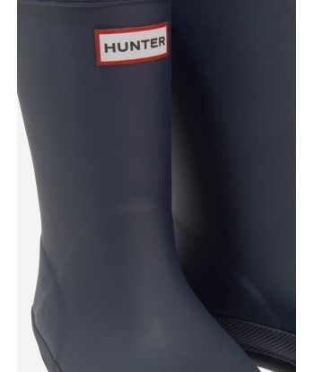 Hunter Kids Original First Classic Wellington Boots in Navy la livraison gratuite