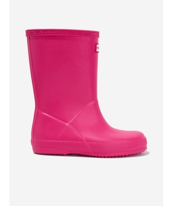 Hunter Girls Original First Classic Wellington Boots in Pink JUSQU'A -70%! 