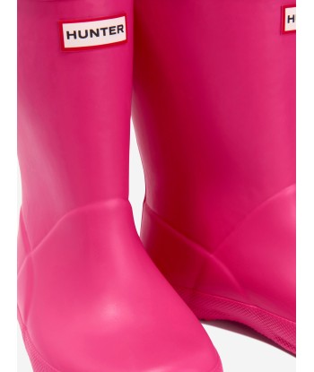 Hunter Girls Original First Classic Wellington Boots in Pink JUSQU'A -70%! 