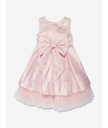 iAMe Girls Bow Detail A Line Dress in Pink Vous souhaitez 