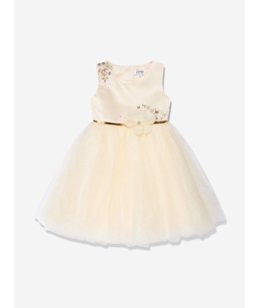 iAMe Girls Tulle Dress in Cream pas cher chine