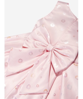 iAMe Girls Bow Detail A Line Dress in Pink Vous souhaitez 