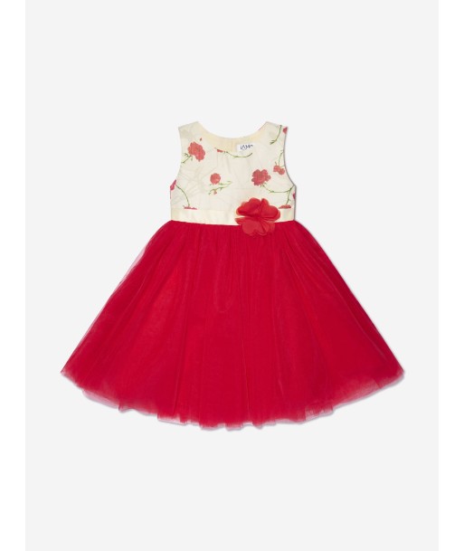 iAMe Girls A Line Tulle Dress in Red Comparez et commandez 