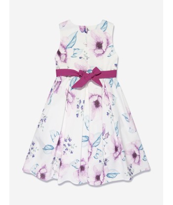 iAMe Girls Floral Printed A Line Dress in Pink Véritable concentré