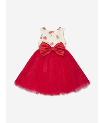 iAMe Girls A Line Tulle Dress in Red Comparez et commandez 