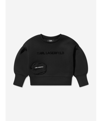 Karl Lagerfeld Girls Removable Pocket Sweatshirt acheter