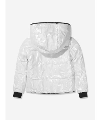 DKNY Girls Reversible Hooded Puffer Jacket Venez acheter