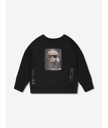 Karl Lagerfeld Boys Karl Ikonic Print Sweatshirt de la marque