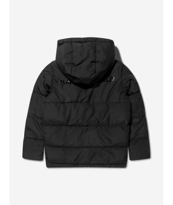 Karl Lagerfeld Boys Logo Print Puffer Jacket Dans la société mordern