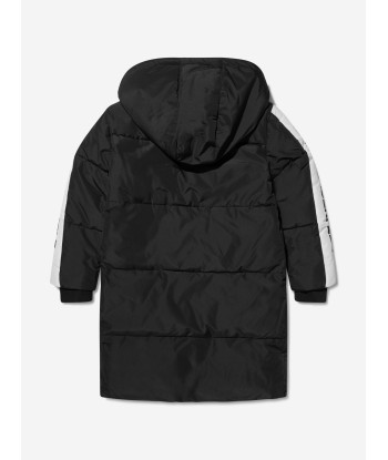 Karl Lagerfeld Boys Logo Sleeve Puffer Jacket pas chere