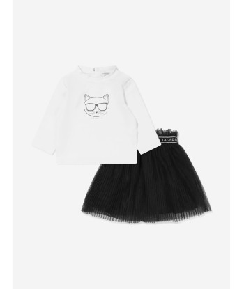 Karl Lagerfeld Baby Girls T-Shirt And Skirt Set pas chere