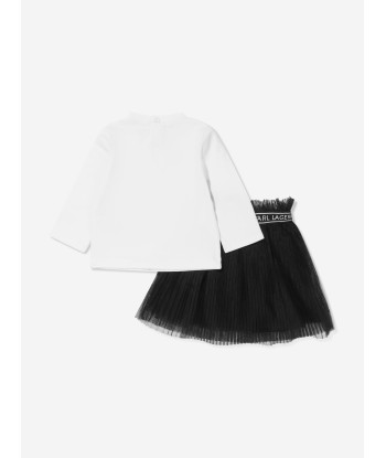 Karl Lagerfeld Baby Girls T-Shirt And Skirt Set pas chere