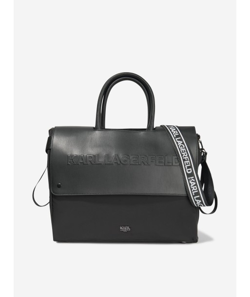 Karl Lagerfeld Baby Logo Changing Bag in Black de pas cher