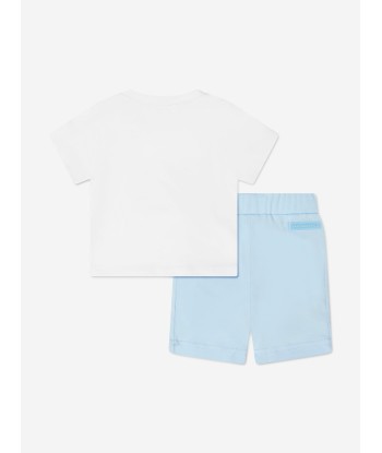 Karl Lagerfeld Baby Boys T-Shirt And Shorts Set in Blue le concept de la Pate a emporter 