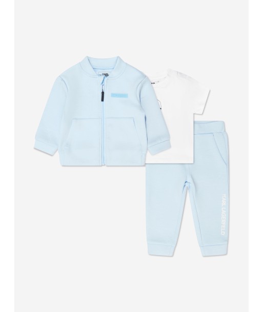 Karl Lagerfeld Baby Boys 3 Piece Tracksuit Set in Blue la livraison gratuite