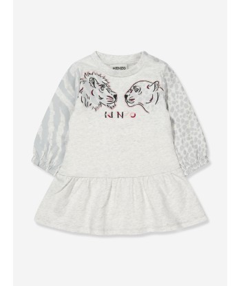 KENZO Baby Girls Tiger And Friend Dress en ligne