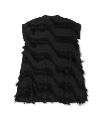 DKNY Girls Fringed Zip Up Dress in Black Le MVP de beaucoup