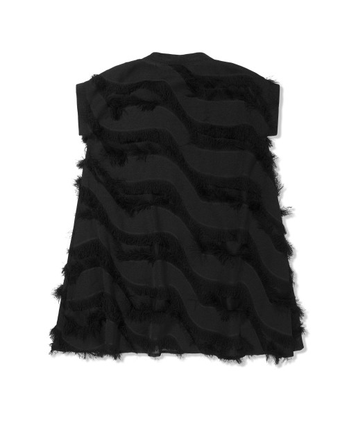 DKNY Girls Fringed Zip Up Dress in Black Le MVP de beaucoup